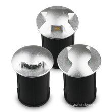 High quality stainless steel round recessed 1W LED in ground lighting underground light for garden park